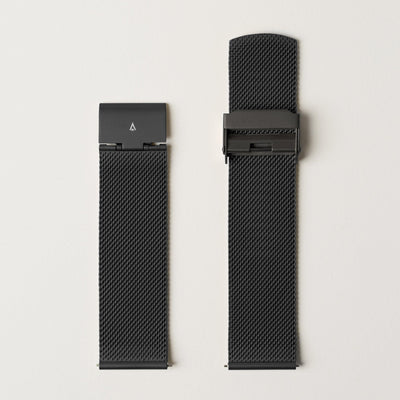 22mm Milanese Bracelet - Black