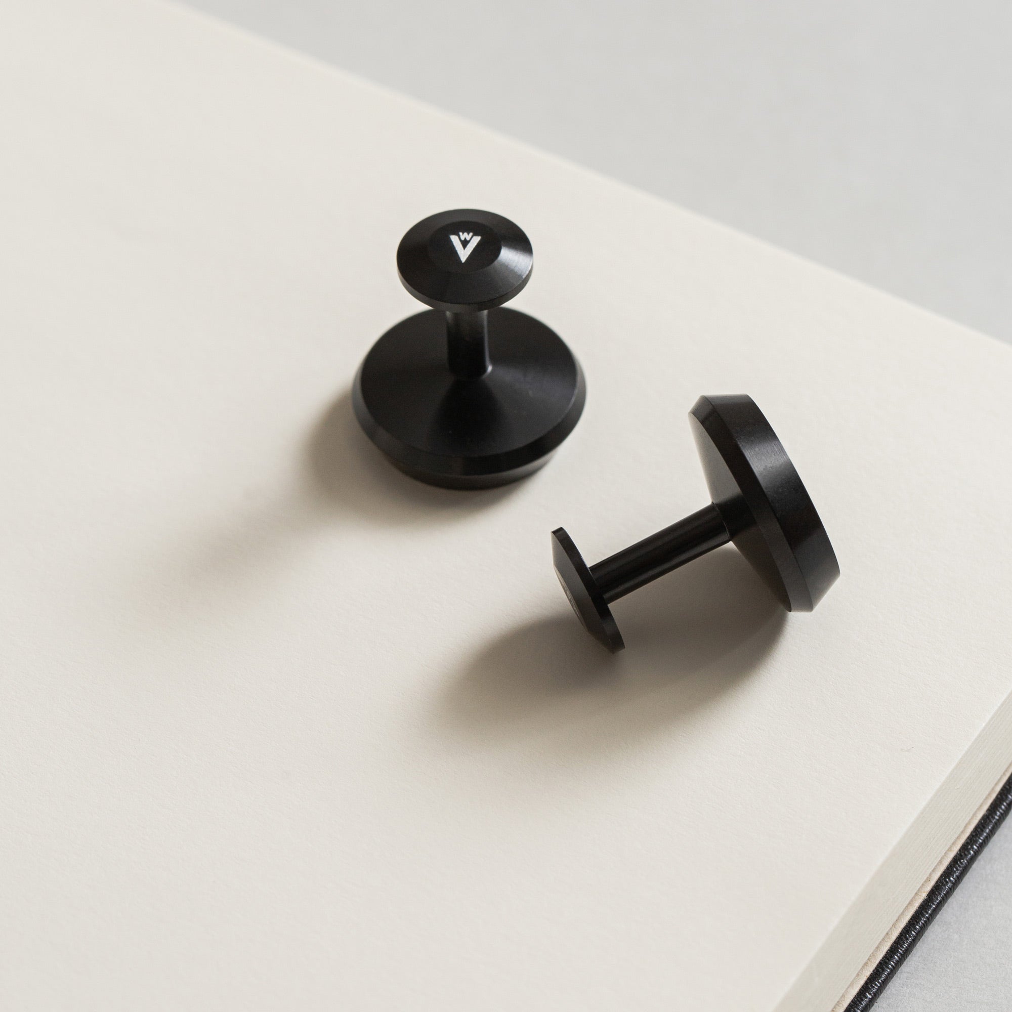VC1-BL Aluminium Cufflinks