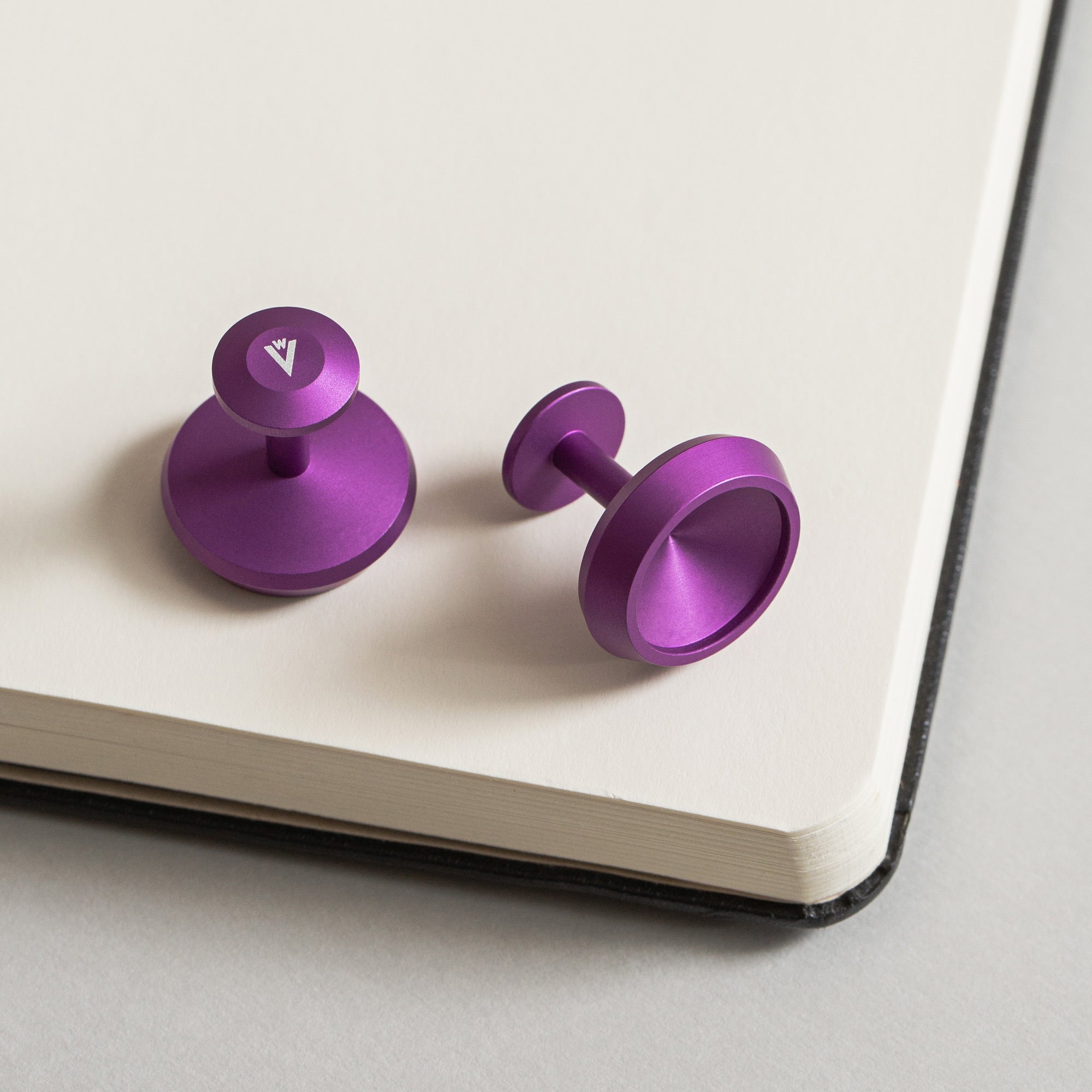 VC1-PP Aluminium Cufflinks